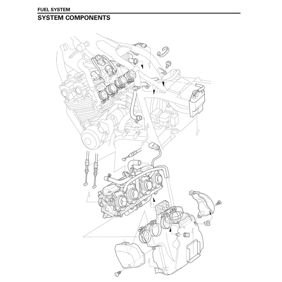 HONDA CB400SF SUPER FOUR & BOL D'OR VTEC NC39 (2004-2007) SERVICE WORKSHOP MANUAL + PARTS CATALOGUE+ OWNER MANUAL