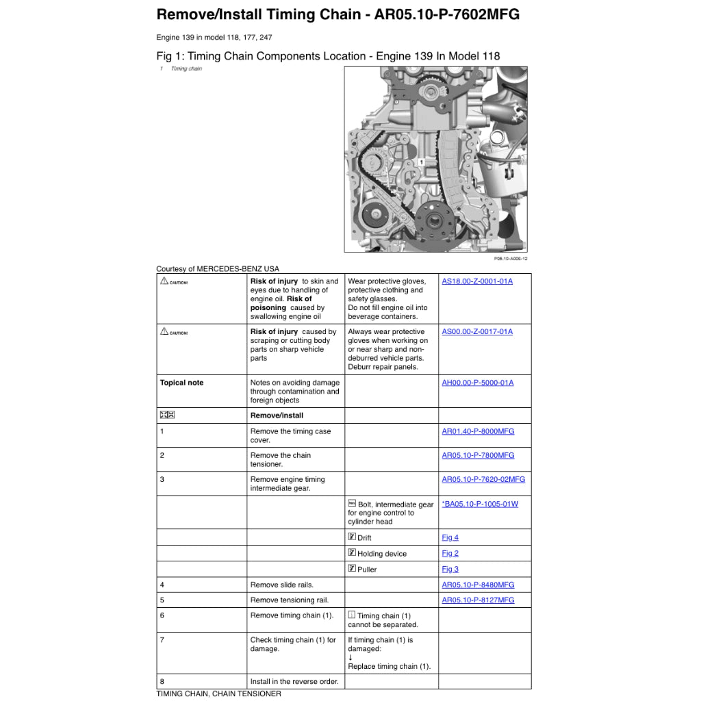 MERCEDES-BENZ CLA45 AMG W118 C118 (2019-2025) SERVICE WORKSHOP MANUAL