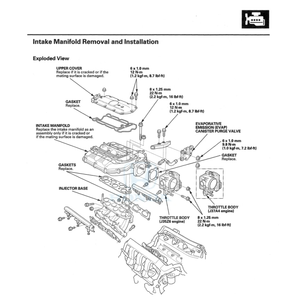 HONDA ACURA TL UA8-9 (2009-2014) SERVICE WORKSHOP MANUAL