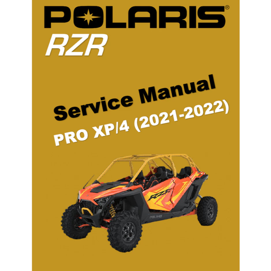POLARIS RZR PRO XP/4 ATV (2021-2022) SERVICE WORKSHOP MANUAL