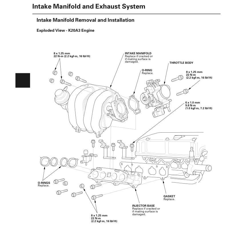 HONDA ENGINE K20A2 K20A3 K20Z1 SERVICE REPAIR MANUAL