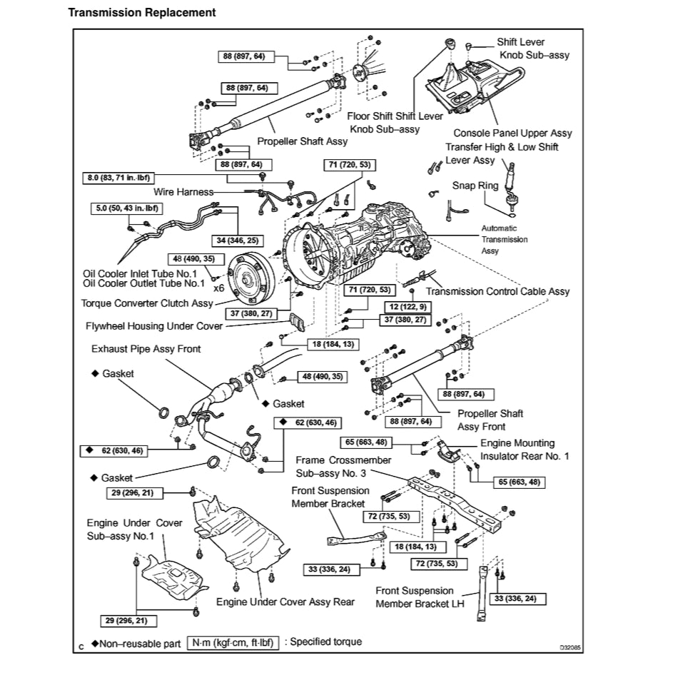 LEXUS GX470 UZJ120 (2002-2009) SERVICE WORKSHOP MANUAL