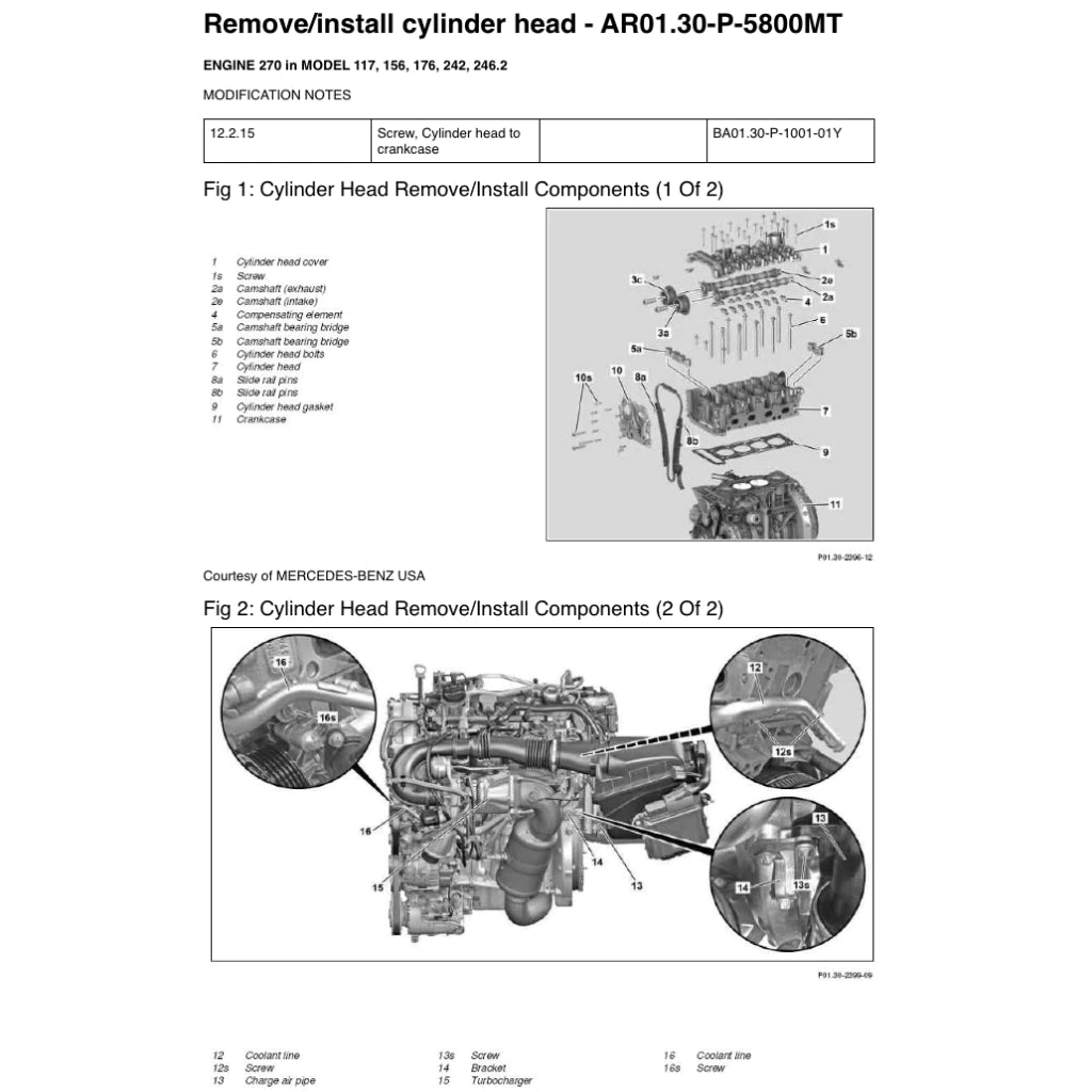 MERCEDES-BENZ GLA250 X156 (2014-2020) SERVICE WORKSHOP MANUAL