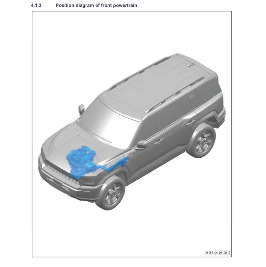 DONGFENG M-HERO 817 (2025+) SERVICE WORKSHOP MANUAL