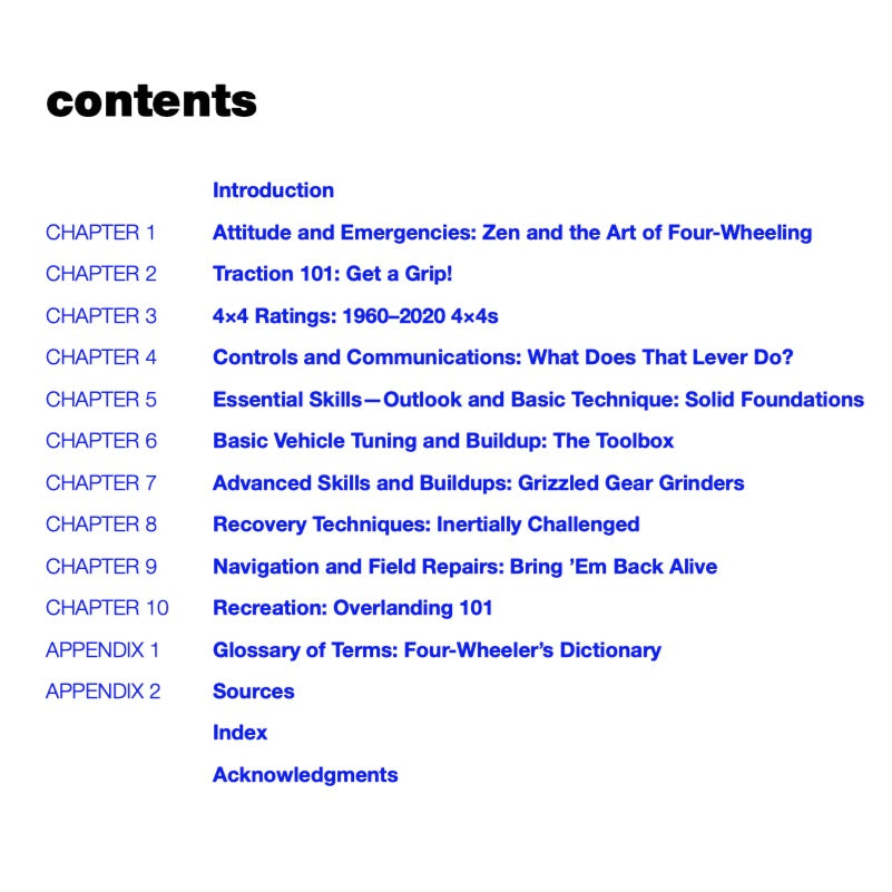 The Four-Wheeler's Bible: The Complete Guide to Off-Road and Overland Adventure Driving  - Motorbooks Workshop