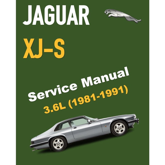 JAGUAR XJ-S(C) 3.6L (1981-1991) REPAIR OPERATION MANUAL (ROM)