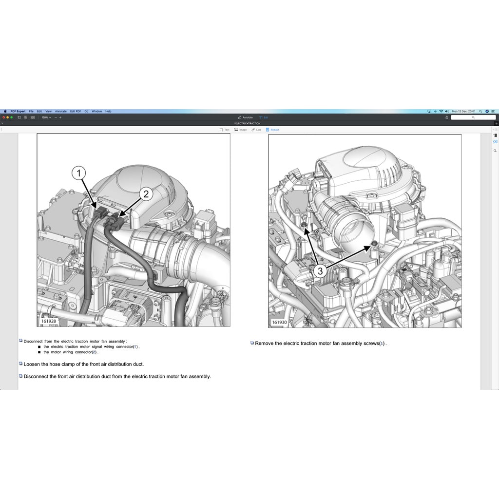 RENAULT ZOE EV R110 MOTOR (2018-2023) SERVICE WORKSHOP MANUAL
